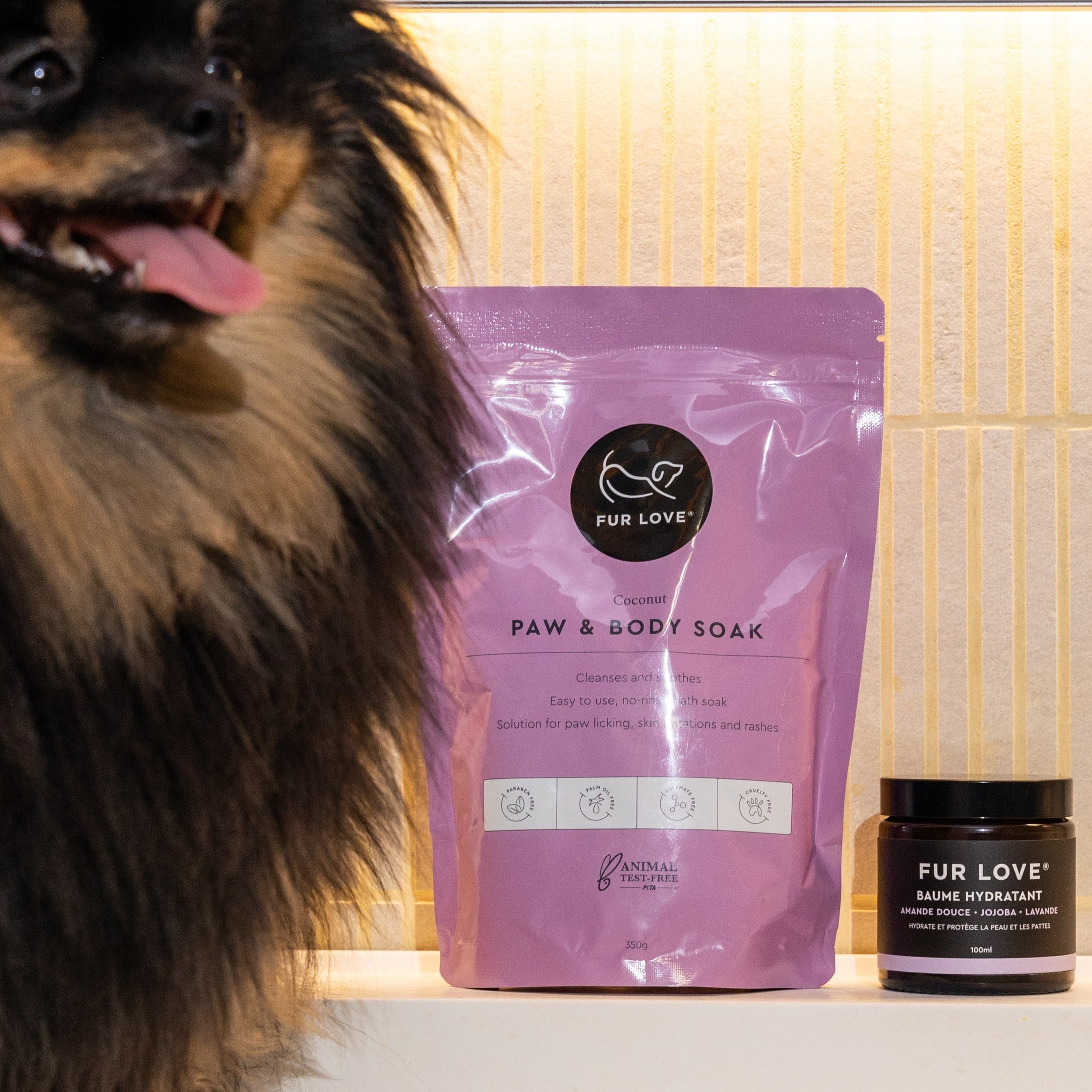 Kit de soins pour chiens - Pattes qui démangent