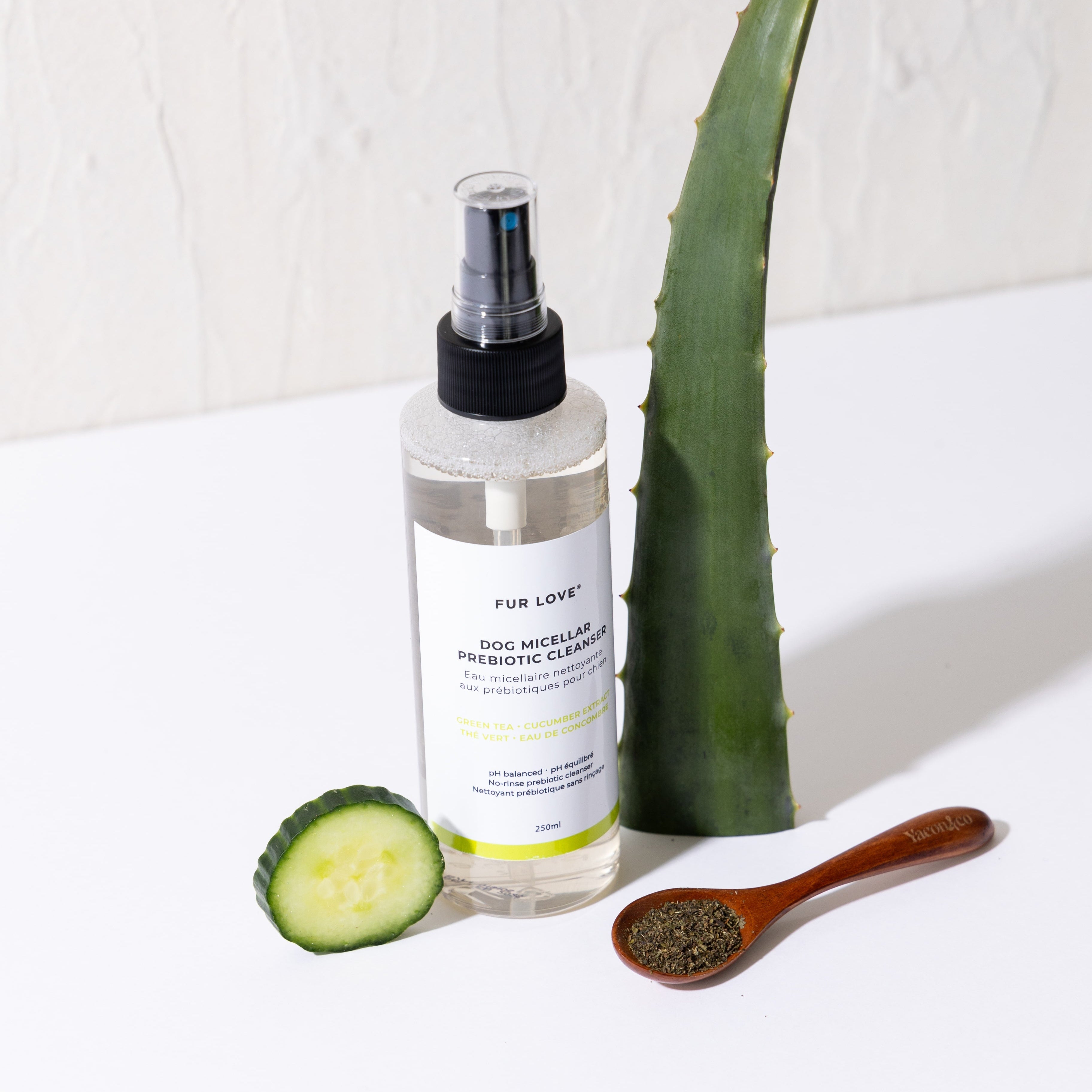 Eau Micellaire sans rinçage pour chien - Prébiotiques & Aloe Vera