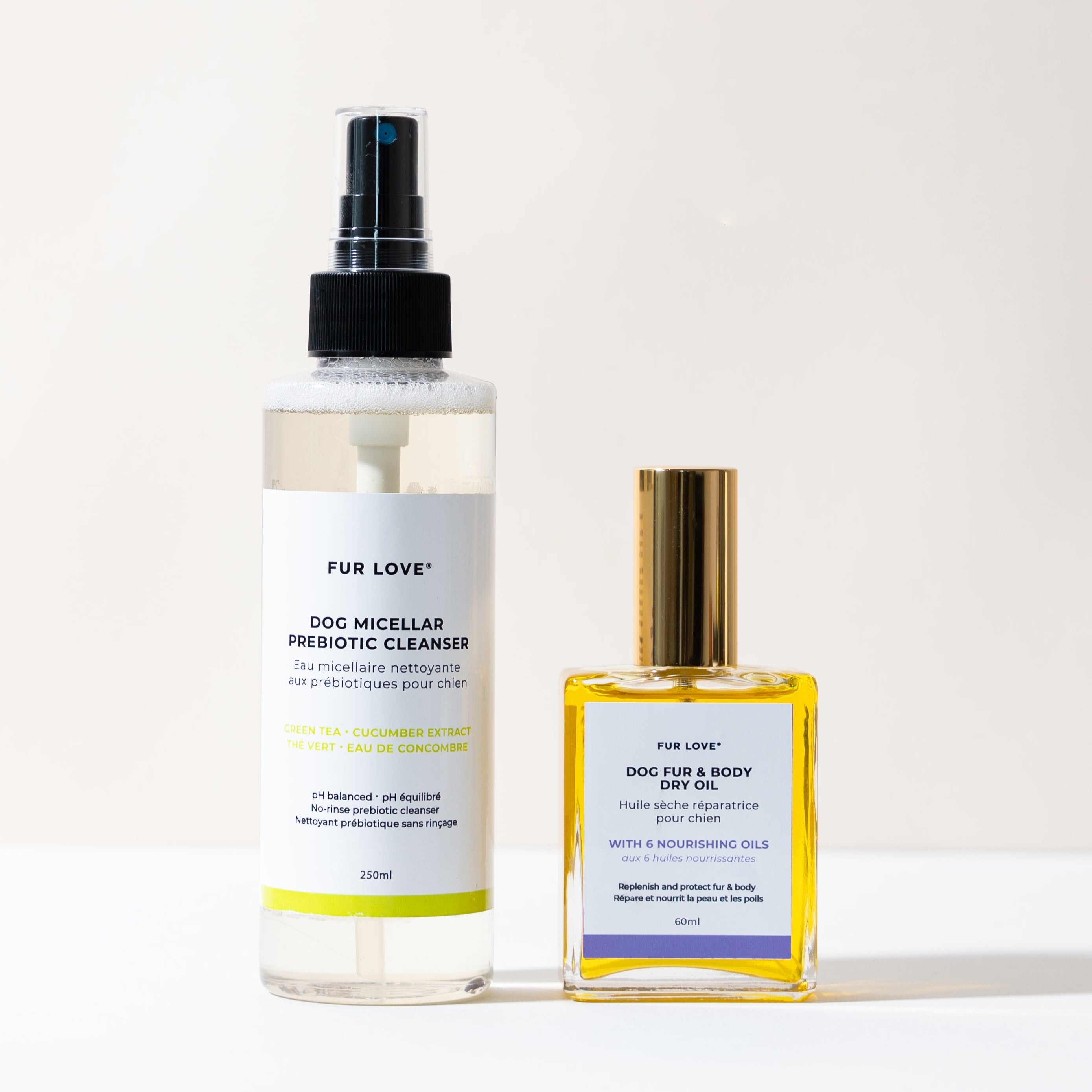 Kit de soins sans rinçage pour chiens - Poil tout doux