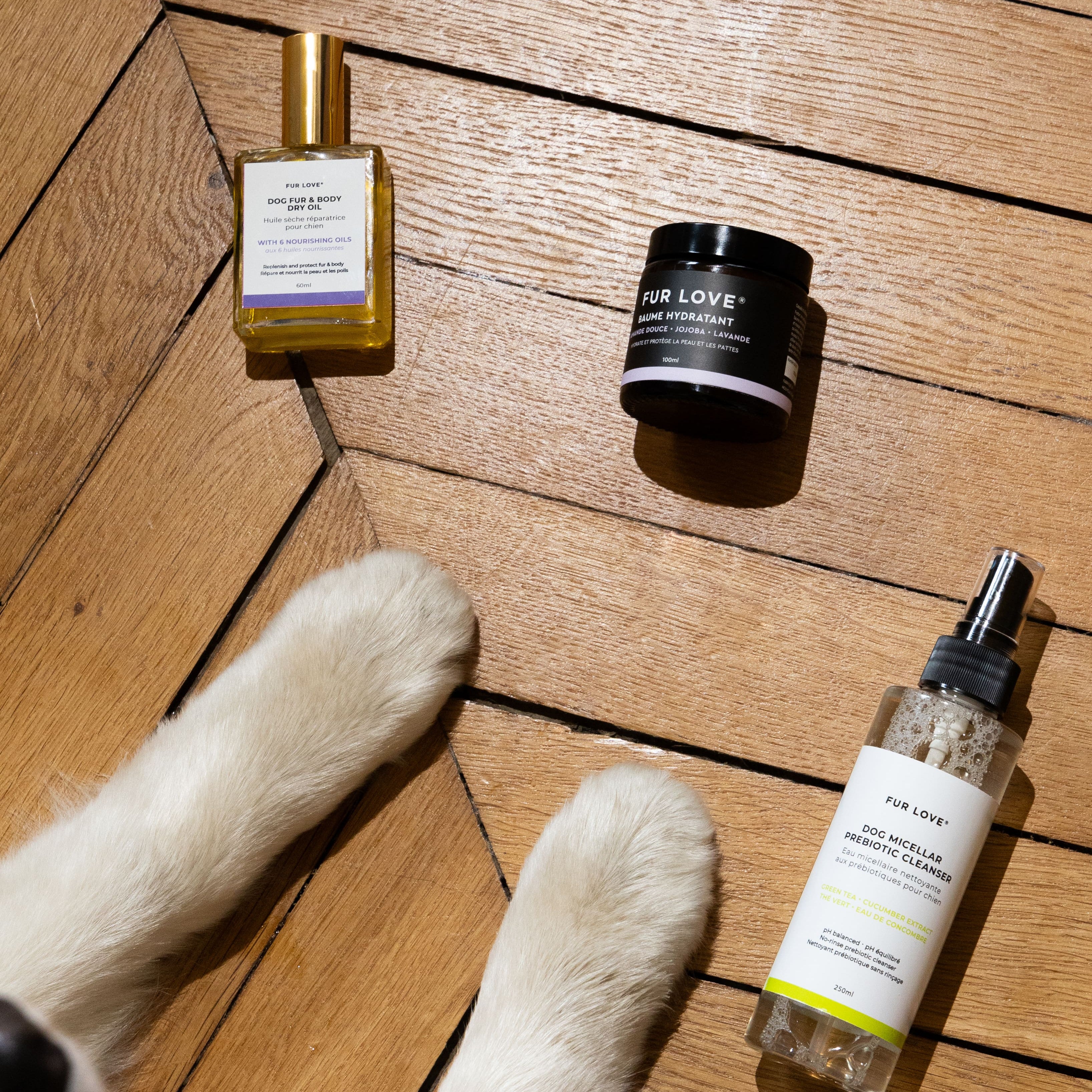 Kit de soins pour chiens - Sans rinçage pattes & corps
